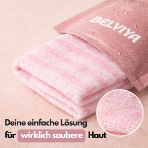 BELVIYA Peelingtuch – Endlich den Rücken richtig reinigen