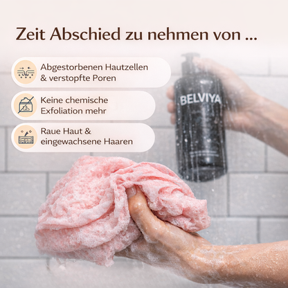 BELVIYA-Peelingtuch für sichtbar glatte Haut